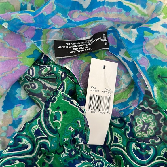 NEW Jones New York 100% silk scarf - Picture 4 of 7